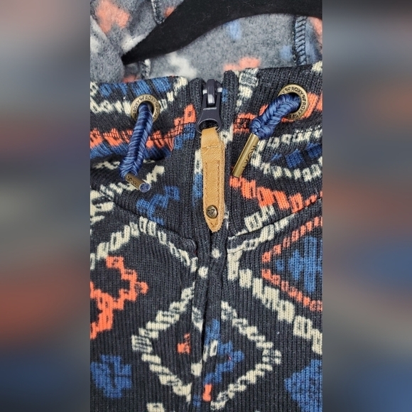 Roxy Dry Flight Technology Resin knit Fleece Full zipper Hoodie Size M - Picture 10 of 12